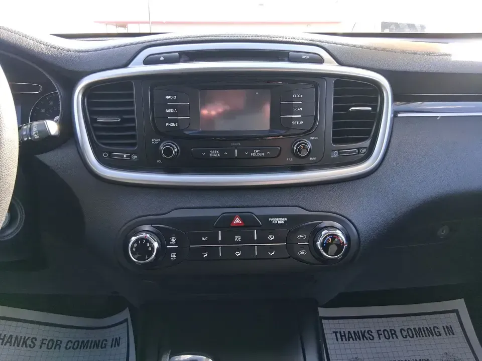 2017 Kia Sorento 2.4L LX (5XYPGDA36HG) with an 2.4L I-4 gasoline direct injection engine, 6A transmission, located at 1099 N County Rd 25A, Troy, OH, 45373, (937) 908-9800, 40.057079, -84.212883 - Picture your next weekend: groceries loaded, kids (or friends) comfortable in the back, and you're heading out of Troy for a quick getaway-maybe a stroll through downtown near the Miami River, a stop by Hobart Arena for an event, or an easy cruise up I75 toward Dayton. This 2017 Kia Sorento 2.4L LX - Photo#13