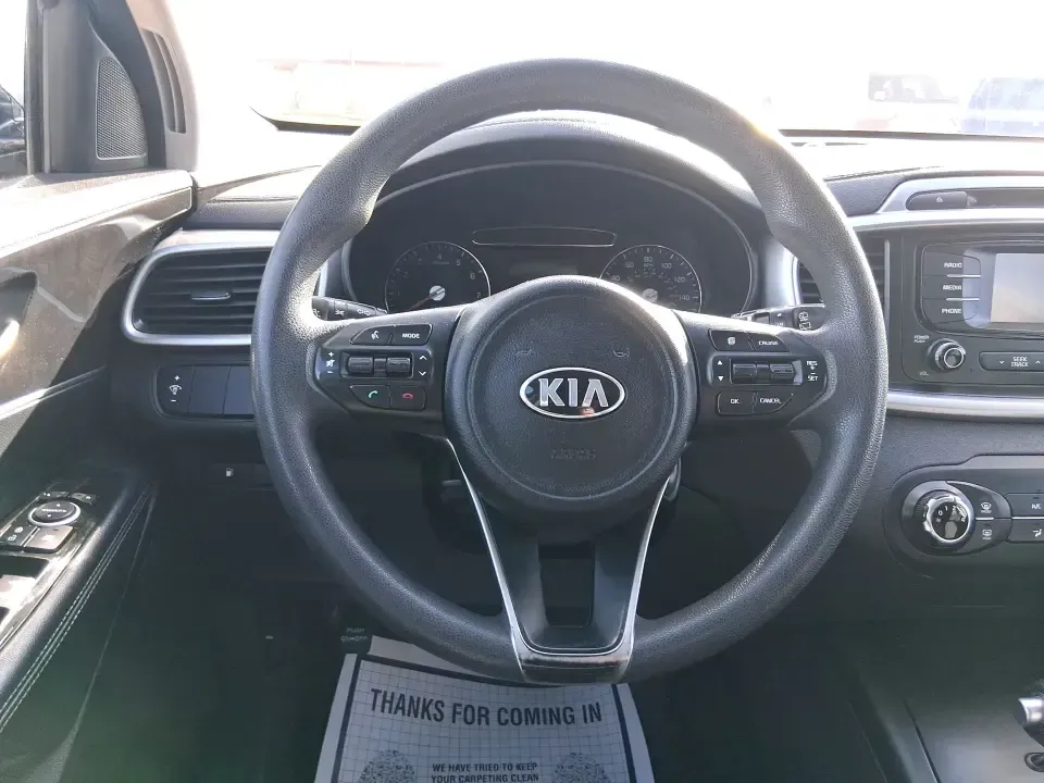 2017 Kia Sorento 2.4L LX (5XYPGDA36HG) with an 2.4L I-4 gasoline direct injection engine, 6A transmission, located at 1099 N County Rd 25A, Troy, OH, 45373, (937) 908-9800, 40.057079, -84.212883 - Picture your next weekend: groceries loaded, kids (or friends) comfortable in the back, and you're heading out of Troy for a quick getaway-maybe a stroll through downtown near the Miami River, a stop by Hobart Arena for an event, or an easy cruise up I75 toward Dayton. This 2017 Kia Sorento 2.4L LX - Photo#16