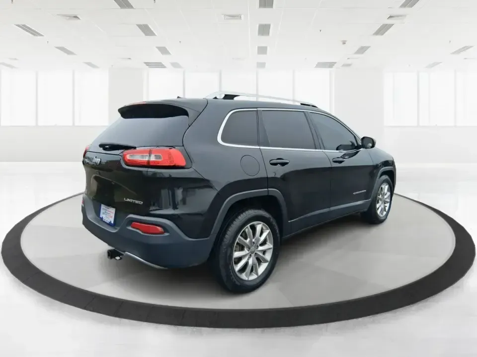 2015 Jeep Cherokee Limited (1C4PJMDBXFW) with an 2.4L L4 DOHC 16V engine, 9-Speed Automatic transmission, located at 8750 N County Rd 25A, Piqua, OH, 45356, (937) 908-9800, 40.164391, -84.232513 - Need one vehicle that can handle the weekday grind and still feel ready for a last-minute getaway? This 2015 Jeep Cherokee Limited 4WD in Brilliant Black Crystal Pearlcoat is built for Riverside life-comfortable for daily commutes, confident in Ohio weather, and versatile enough for road trips, socc - Photo#2