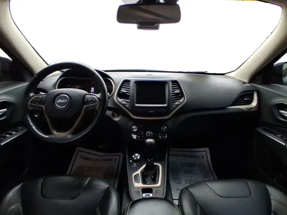 2015 Jeep Cherokee Limited (1C4PJMDBXFW) with an 2.4L L4 DOHC 16V engine, 9-Speed Automatic transmission, located at 8750 N County Rd 25A, Piqua, OH, 45356, (937) 908-9800, 40.164391, -84.232513 - Need one vehicle that can handle the weekday grind and still feel ready for a last-minute getaway? This 2015 Jeep Cherokee Limited 4WD in Brilliant Black Crystal Pearlcoat is built for Riverside life-comfortable for daily commutes, confident in Ohio weather, and versatile enough for road trips, socc - Photo#21