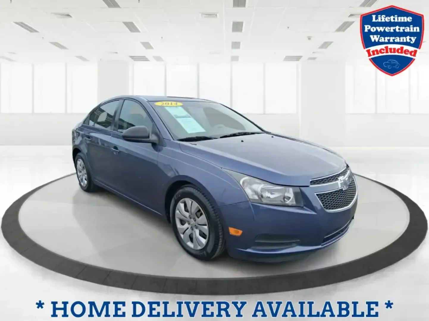 2014 Chevrolet Cruze LS Auto (1G1PA5SG7E7) with an ECOTEC 1.8L I-4 DOHC engine, 6-Speed Automatic transmission, located at 401 Woodman Dr, Riverside, OH, 45431, (937) 908-9800, 39.760899, -84.123421 - Picture a dependable daily commuter that still feels comfortable for weekend errands, school drop-offs, and the occasional road trip down I-675 or US-35-this 2014 Chevrolet Cruze LS Auto is the kind of practical sedan that fits real life in the Dayton area. Finished in Atlantis Blue Metallic, it's e - Photo#0