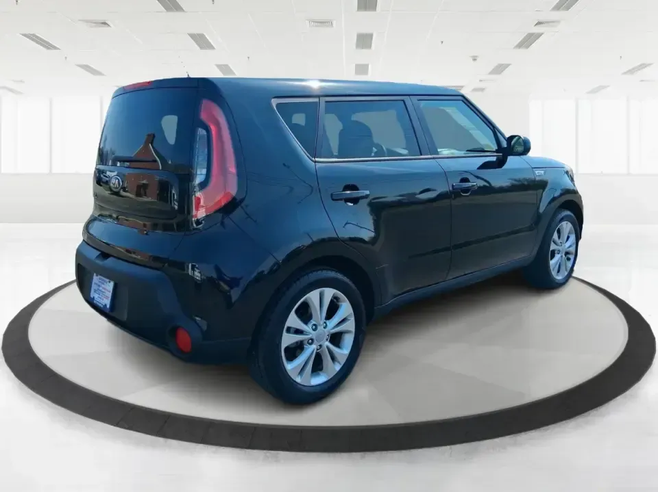 2015 Kia Soul + (KNDJP3A56F7) with an 2L I-4 gasoline direct injection engine, 6-Speed Automatic transmission, located at 880 E. National Road, Vandalia, OH, 45377, (937) 908-9800, 39.891918, -84.183594 - Looking for a reliable, easy-to-park hatchback that fits real life in Vandalia-daily commutes down I75, quick grocery runs near National Rd, and spontaneous weekend trips to the National Museum of the U.S. Air Force? This 2015 Kia Soul + is built for drivers who want versatility, comfort, and smart - Photo#2