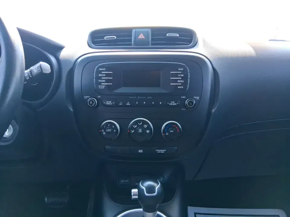 2015 Kia Soul + (KNDJP3A56F7) with an 2L I-4 gasoline direct injection engine, 6-Speed Automatic transmission, located at 880 E. National Road, Vandalia, OH, 45377, (937) 908-9800, 39.891918, -84.183594 - Looking for a reliable, easy-to-park hatchback that fits real life in Vandalia-daily commutes down I75, quick grocery runs near National Rd, and spontaneous weekend trips to the National Museum of the U.S. Air Force? This 2015 Kia Soul + is built for drivers who want versatility, comfort, and smart - Photo#13