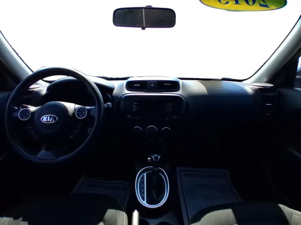 2015 Kia Soul + (KNDJP3A56F7) with an 2L I-4 gasoline direct injection engine, 6-Speed Automatic transmission, located at 880 E. National Road, Vandalia, OH, 45377, (937) 908-9800, 39.891918, -84.183594 - Looking for a reliable, easy-to-park hatchback that fits real life in Vandalia-daily commutes down I75, quick grocery runs near National Rd, and spontaneous weekend trips to the National Museum of the U.S. Air Force? This 2015 Kia Soul + is built for drivers who want versatility, comfort, and smart - Photo#19