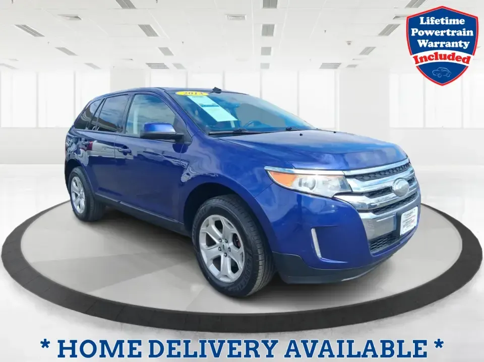 2013 Ford Edge SEL (2FMDK4JC3DB) with an 3.5L V-6 DOHC engine, 6-Speed Automatic transmission, located at 1230 East Main St, Xenia, OH, 45385, (937) 908-9800, 39.688026, -83.910172 - Pack up the kids, cue up your favorite playlist, and point the nose toward a weekend getaway-this 2013 Ford Edge SEL is the kind of comfortable, confident SUV that fits real life in Troy, Ohio. Whether you're commuting up SR-25A, running after-school errands near downtown Troy, or loading up for a r - Photo#0