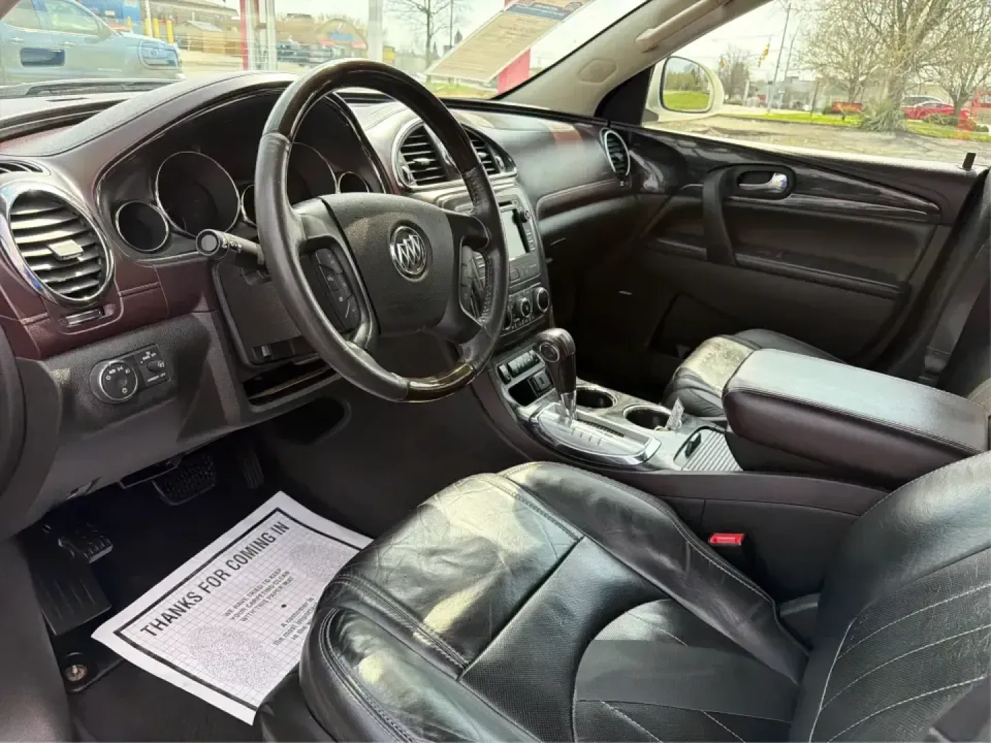 2015 Buick Enclave Leather (5GAKRBKDXFJ) with an 3.6L V-6 gasoline direct injection engine, 6-Speed Automatic Overdrive transmission, located at 1099 N County Rd 25A, Troy, OH, 45373, (937) 908-9800, 40.057079, -84.212883 - Pack up the kids, cue the road-trip playlist, and point your weekend plans toward somewhere fun-this 2015 Buick Enclave Leather in White Opal is built for real life in Troy, Ohio. Whether you're doing the school run, commuting up I75, or heading to the Dayton area for a family day out, the Enclave d - Photo#9