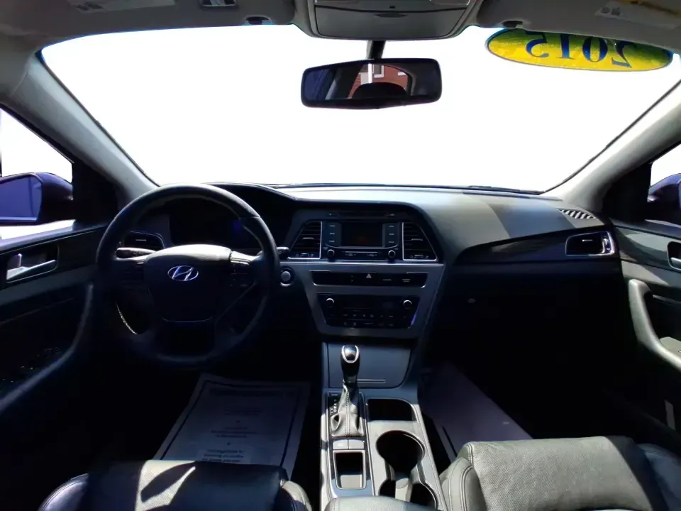 2015 Hyundai Sonata Limited (5NPE34AF5FH) with an 2.4L I-4 gasoline direct injection engine, 6-Speed Automatic transmission, located at 1184 Kauffman Ave, Fairborn, OH, 45324, (937) 908-9800, 39.807072, -84.030914 - Long commute down I675, daily runs between Wright-Patterson AFB and Beavercreek, or a weekend road trip to Yellow Springs? This 2015 Hyundai Sonata Limited is the kind of comfortable, tech-savvy sedan that fits real life in Fairborn-quiet on the highway, easy to park downtown, and loaded with premiu - Photo#20