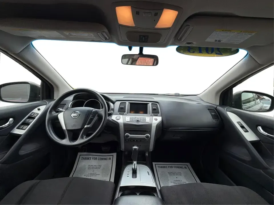 2013 Nissan Murano S (JN8AZ1MW8DW) with an 3.5L V-6 DOHC engine, Continuously Variable Transmission transmission, located at 1230 East Main St, Xenia, OH, 45385, (937) 908-9800, 39.688026, -83.910172 - Picture your next Ohio weekend: loading up the family for a day at Caesar Creek State Park, cruising out to the Greene County Fair, or tackling a long commute between Xenia, Beavercreek, and Dayton with confident comfort. This 2013 Nissan Murano S is the kind of midsize SUV that fits real life-roomy - Photo#20