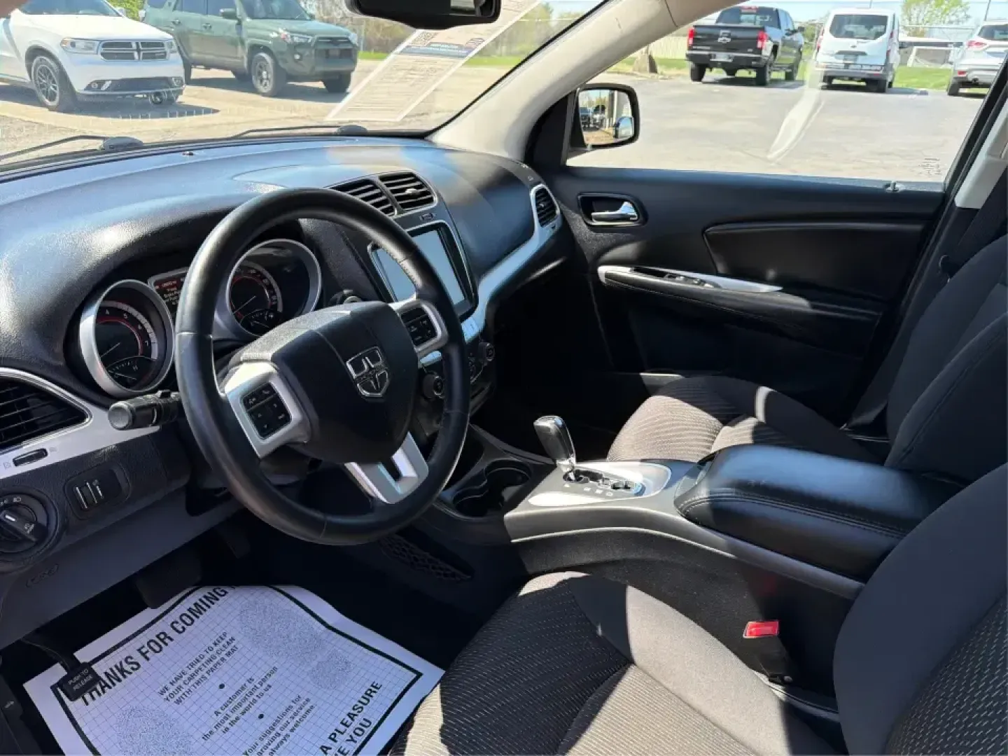 2014 Dodge Journey SXT (3C4PDDBG0ET) with an 3.6L V-6 DOHC engine, 6-Speed Automatic transmission, located at 1099 N County Rd 25A, Troy, OH, 45373, (937) 908-9800, 40.057079, -84.212883 - Pack up the kids, the dog, and the weekend bags-this 2014 Dodge Journey SXT is the kind of SUV that makes everyday life in Troy easier and spontaneous road trips feel completely doable. Whether you're tackling school drop-offs, commuting to Dayton, or planning a family day at the Miami County Fairgr - Photo#9