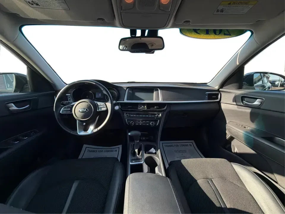 2019 Kia Optima S (5XXGT4L37KG) with an Theta II 2.4L I-4 gasoline direct injection engine, 6A transmission, located at 1099 N County Rd 25A, Troy, OH, 45373, (937) 908-9800, 40.057079, -84.212883 - Need a reliable commuter that still feels stylish for date night downtown, comfortable for weekend trips to Dayton, and efficient for the daily run up I75? This 2019 Kia Optima S in Ebony Black is a smart, budget-friendly sedan that fits real life-whether you're clocking a long work commute, shuttli - Photo#21