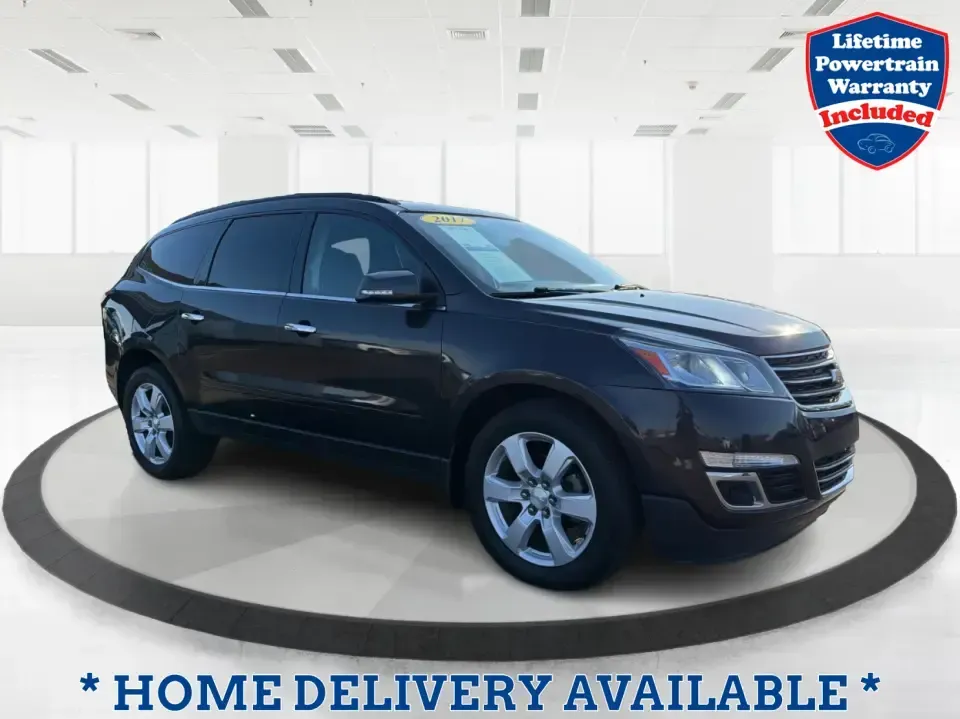 2017 Chevrolet Traverse 1LT (1GNKRGKD6HJ) with an 3.6L V-6 gasoline direct injection engine, 6A transmission, located at 8750 N County Rd 25A, Piqua, OH, 45356, (937) 908-9800, 40.164391, -84.232513 - Road trips to Indian Lake, busy school mornings, and comfortable daily commutes down I75 are exactly what this SUV was built for. If you need a three-row family hauler that still feels confident and composed on Ohio back roads, this **2017 Chevrolet Traverse 1LT** in **Tungsten Metallic** delivers t - Photo#0