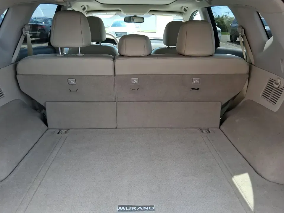 2015 Nissan Murano Platinum (5N1AZ2MH3FN) with an 3.5L V-6 DOHC engine, Continuously Variable Transmission transmission, located at 1951 S Dayton Lakeview Rd., New Carlisle, OH, 45344, (937) 908-9800, 39.890999, -84.050255 - Need one SUV that can handle the weekday commute, keep everyone comfortable on family errands, and still feel upscale for a weekend getaway to John Bryan State Park or a day trip through Dayton? This 2015 Nissan Murano Platinum AWD in Pearl White is built for exactly that kind of real-life driving-s - Photo#12