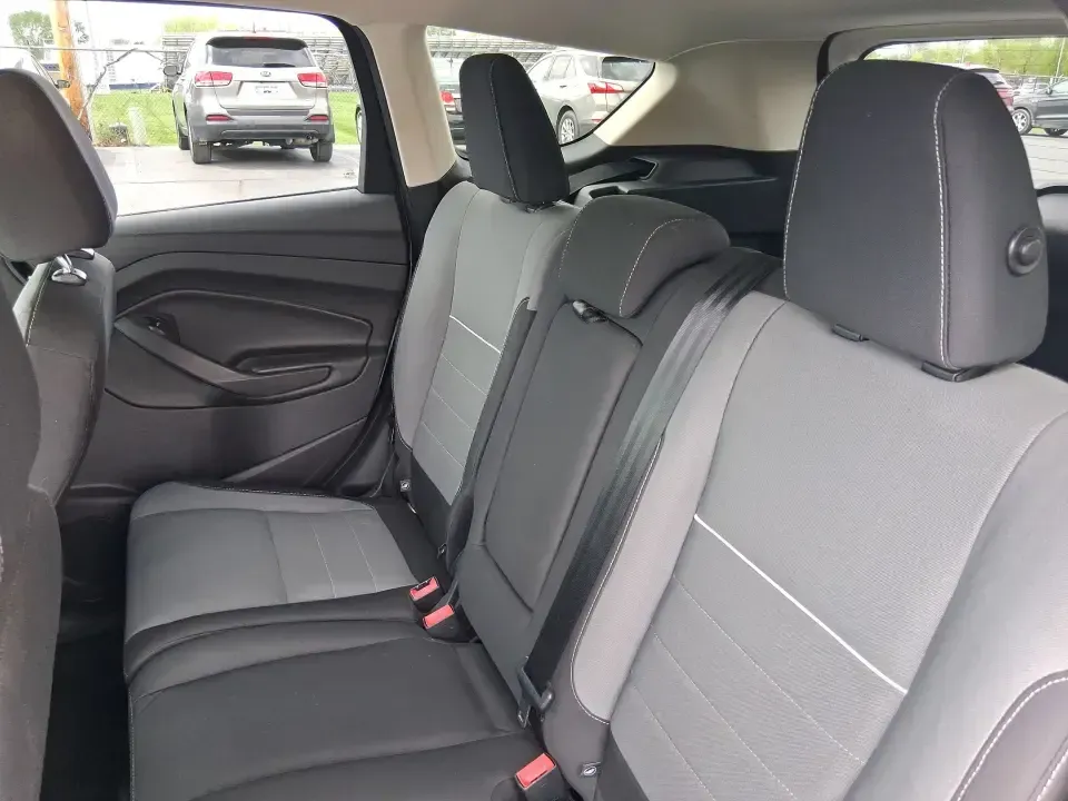 2015 Ford Escape SE (1FMCU9G91FU) with an 2.0L L4 DOHC 16V engine, 6-Speed Automatic transmission, located at 880 E. National Road, Vandalia, OH, 45377, (937) 908-9800, 39.891918, -84.183594 - Weekend getaways to Englewood MetroPark, snowy commutes down I75, and everyday school-and-grocery runs all feel easier when you've got an SUV that's sized right, confident in bad weather, and comfortable for the long haul. This **2015 Ford Escape SE 4WD** in **Ingot Silver** is a smart pick for driv - Photo#10