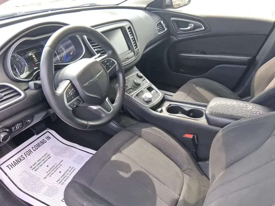 2015 Chrysler 200 Limited (1C3CCCAB5FN) with an 2.4L L4 DOHC 16V engine, 9-Speed Automatic transmission, located at 1099 N County Rd 25A, Troy, OH, 45373, (937) 908-9800, 40.057079, -84.212883 - Need a comfortable, efficient sedan for the daily commute from Troy to Dayton, quick errands along N County Rd 25A, or a weekend road trip down I-75? This 2015 Chrysler 200 Limited in Billet Silver Metallic Clearcoat fits real-life driving with a refined cabin, modern tech, and practical space for f- Photo#9
