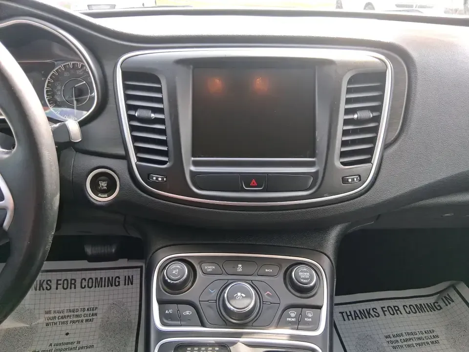 2015 Chrysler 200 Limited (1C3CCCAB5FN) with an 2.4L L4 DOHC 16V engine, 9-Speed Automatic transmission, located at 1099 N County Rd 25A, Troy, OH, 45373, (937) 908-9800, 40.057079, -84.212883 - Need a comfortable, efficient sedan for the daily commute from Troy to Dayton, quick errands along N County Rd 25A, or a weekend road trip down I-75? This 2015 Chrysler 200 Limited in Billet Silver Metallic Clearcoat fits real-life driving with a refined cabin, modern tech, and practical space for f- Photo#13