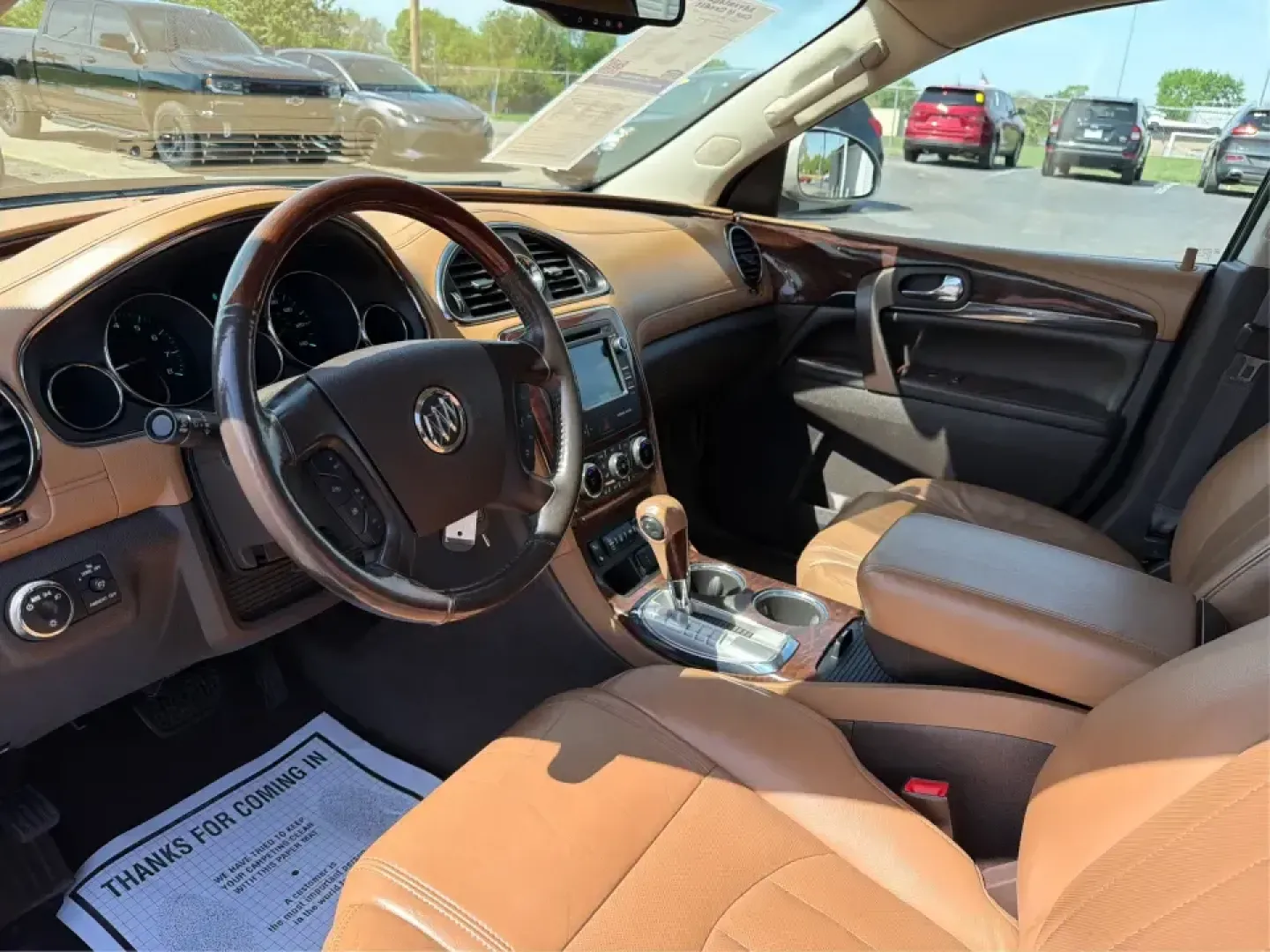 2016 Buick Enclave Leather (5GAKVBKD6GJ) with an 3.6L V-6 gasoline direct injection engine, 6-Speed Automatic Overdrive transmission, located at 1184 Kauffman Ave, Fairborn, OH, 45324, (937) 908-9800, 39.807072, -84.030914 - Need one vehicle that can handle school drop-offs, grocery runs, and a weekend road trip down I-75 without feeling cramped? This 2016 Buick Enclave Leather in Iridium Metallic is built for real-life family logistics and comfortable commuting around Moraine, Dayton, and the Miami Valley-offering thre- Photo#9