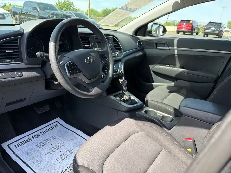 2018 Hyundai Elantra SE (KMHD74LF2JU) with an Nu 2L I-4 DOHC engine, 6A transmission, located at 4508 South Dixie Dr, Moraine, OH, 45439, (937) 908-9800, 39.689976, -84.218452 - Need a dependable commuter that's easy to park downtown, comfortable for I-75 and SR-725 drives, and efficient enough for everyday errands from Moraine to Dayton? This 2018 Hyundai Elantra SE in Galactic Gray Metallic is a smart, budget-friendly sedan built for real life-work runs, school drop-offs, - Photo#9