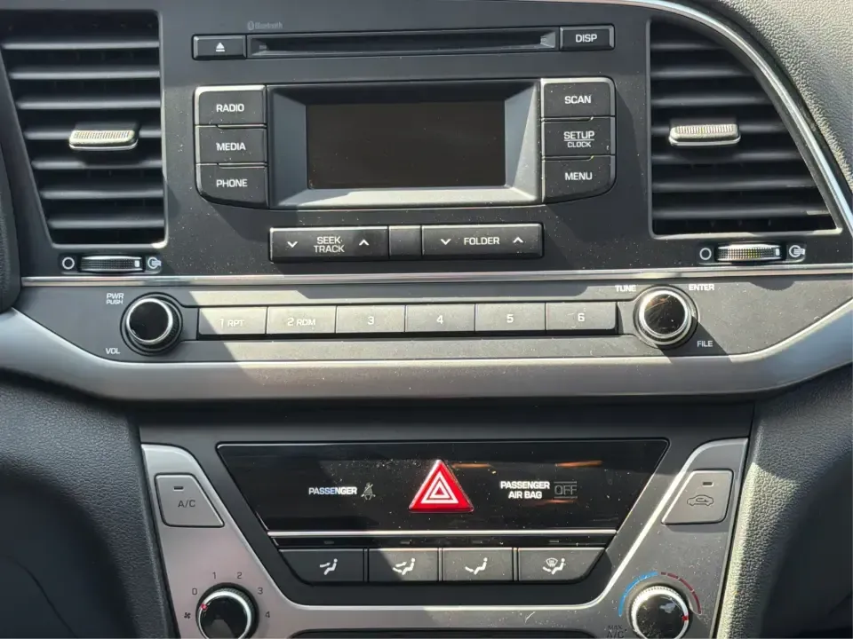 2018 Hyundai Elantra SE (KMHD74LF2JU) with an Nu 2L I-4 DOHC engine, 6A transmission, located at 4508 South Dixie Dr, Moraine, OH, 45439, (937) 908-9800, 39.689976, -84.218452 - Need a dependable commuter that's easy to park downtown, comfortable for I-75 and SR-725 drives, and efficient enough for everyday errands from Moraine to Dayton? This 2018 Hyundai Elantra SE in Galactic Gray Metallic is a smart, budget-friendly sedan built for real life-work runs, school drop-offs, - Photo#13