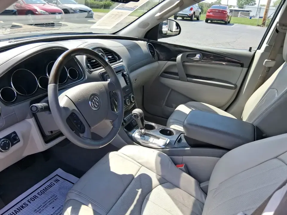 2016 Buick Enclave Leather (5GAKVBKD1GJ) with an 3.6L V-6 gasoline direct injection engine, 6-Speed Automatic Overdrive transmission, located at 1184 Kauffman Ave, Fairborn, OH, 45324, (937) 908-9800, 39.807072, -84.030914 - Weekend road trips to Yellow Springs, daily school runs across Fairborn, or a comfortable commute down I675 toward Dayton-this 2016 Buick Enclave Leather is built for real life when you need space, confidence, and premium comfort without the premium price. Finished in Ebony Twilight Metallic, this f - Photo#9