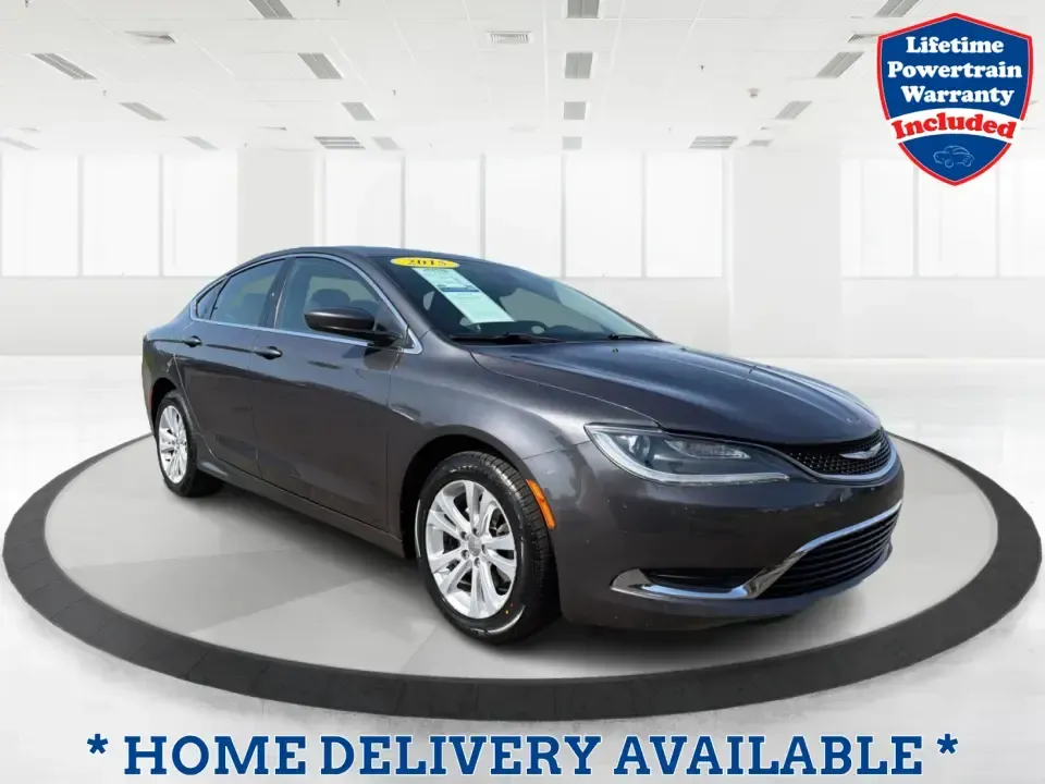 2015 Chrysler 200 Limited (1C3CCCAB6FN) with an 2.4L L4 DOHC 16V engine, 9-Speed Automatic transmission, located at 1099 N County Rd 25A, Troy, OH, 45373, (937) 908-9800, 40.057079, -84.212883 - Picture your next week: an easy I-75 commute, a comfortable run to Meijer, and a weekend cruise past the Miami County Fairgrounds-without stressing about how you'll get approved. This 2015 Chrysler 200 Limited is built for real life in Troy, Ohio: smooth, quiet, and efficient enough for daily drivin - Photo#0