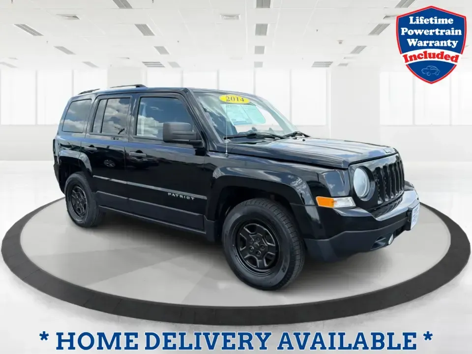 2014 Jeep Patriot Sport (1C4NJPBB0ED) with an 2.4L L4 DOHC 16V engine, located at 880 E. National Road, Vandalia, OH, 45377, (937) 908-9800, 39.891918, -84.183594 - Weekend getaways to the MetroParks, daily commutes down I75, or school-dropoff runs around Vandalia-this 2014 Jeep Patriot Sport is built for the kind of real-life driving that mixes practicality with a little adventure. Finished in Black Clearcoat with a versatile SUV body style, it's an easy fit f - Photo#0
