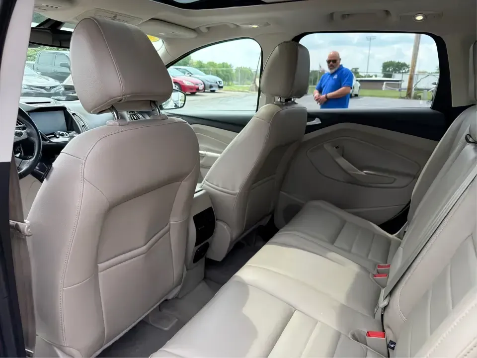 2014 Ford Escape Titanium (1FMCU9J92EU) with an 2.0L L4 DOHC 16V engine, 6-Speed Automatic transmission, located at 1951 S Dayton Lakeview Rd., New Carlisle, OH, 45344, (937) 908-9800, 39.890999, -84.050255 - Weekend escapes, daily commutes down I70, or family errands between New Carlisle and Huber Heights feel a whole lot easier when your SUV is comfortable, capable, and packed with the features you actually use. This 2014 Ford Escape Titanium 4WD is built for real life in Ohio-whether you're heading to - Photo#10