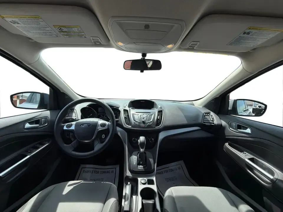 2015 Ford Escape SE (1FMCU9G98FU) with an 2.0L L4 DOHC 16V engine, 6-Speed Automatic transmission, located at 1099 N County Rd 25A, Troy, OH, 45373, (937) 908-9800, 40.057079, -84.212883 - Weekday commutes down I75, school drop-offs around Troy City Schools, and spontaneous weekend trips to Charleston Falls Preserve all get easier when you have an SUV that's the right size, the right power, and the right fit for your budget. This 2015 Ford Escape SE in Ingot Silver is built for real-l - Photo#21