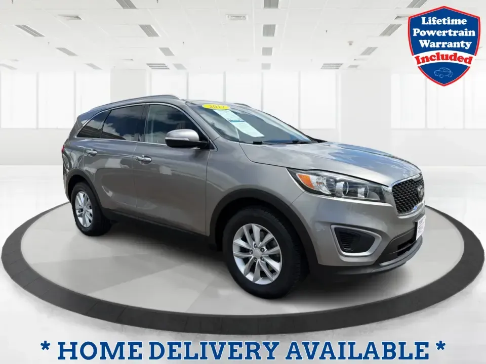 2017 Kia Sorento 2.4L LX (5XYPG4A38HG) with an 2.4L I-4 gasoline direct injection engine, 6A transmission, located at 8750 N County Rd 25A, Piqua, OH, 45356, (937) 908-9800, 40.164391, -84.232513 - Weekend road trips to Indian Lake, daily school drop-offs, and long commutes up I75 feel a lot easier when your SUV has real space, confident handling, and comfort features that keep everyone happy. This **2017 Kia Sorento LX (2.4L)** in **Platinum Graphite** is a practical, do-it-all **SUV** that f - Photo#0