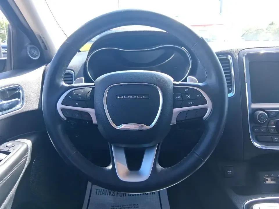2015 Dodge Durango Limited (1C4RDJDG7FC) with an 3.6L V6 DOHC 24V engine, 8-Speed Automatic transmission, located at 1230 East Main St, Xenia, OH, 45385, (937) 908-9800, 39.688026, -83.910172 - Pack up the kids, load the cargo, and point the nose toward your next weekend getaway-this 2015 Dodge Durango Limited is built for real life in West Central Ohio. Whether you're shuttling a growing family to practice, commuting up I75, or planning a road trip to Indian Lake, the Durango delivers the - Photo#16