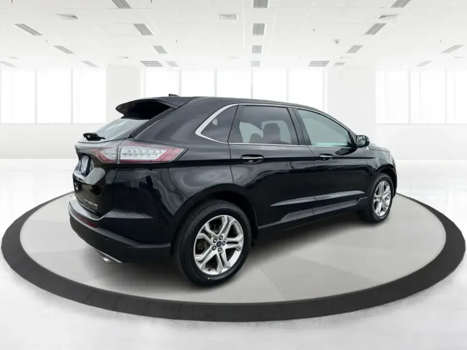 2018 Ford Edge Titanium (2FMPK4K82JB) with an 3.5L V6 DOHC 24V engine, 6A transmission, located at 1099 N County Rd 25A, Troy, OH, 45373, (937) 908-9800, 40.057079, -84.212883 - Need one SUV that can handle Ohio weather, keep the family comfortable, and still feel upscale for your daily commute? This 2018 Ford Edge Titanium in Shadow Black is built for real life-school runs, I-75 commuting, and weekend getaways to places like Charleston Falls Preserve-while giving you the p - Photo#2