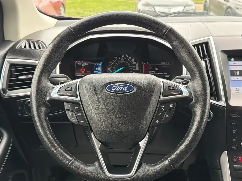 2018 Ford Edge Titanium (2FMPK4K82JB) with an 3.5L V6 DOHC 24V engine, 6A transmission, located at 1099 N County Rd 25A, Troy, OH, 45373, (937) 908-9800, 40.057079, -84.212883 - Need one SUV that can handle Ohio weather, keep the family comfortable, and still feel upscale for your daily commute? This 2018 Ford Edge Titanium in Shadow Black is built for real life-school runs, I-75 commuting, and weekend getaways to places like Charleston Falls Preserve-while giving you the p - Photo#16