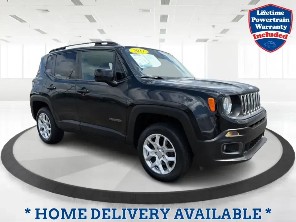 2017 Jeep Renegade Latitude 4WD (ZACCJBBB7HP) with an 2.4L L4 DOHC 16V engine, 6M transmission, located at 1951 S Dayton Lakeview Rd., New Carlisle, OH, 45344, (937) 908-9800, 39.890999, -84.050255 - Weekend getaways to John Bryan State Park, snowy school runs, and everyday commuting down I70 or Route 235 feel a lot easier when you've got a compact SUV that's comfortable, capable, and efficient. This 2017 Jeep Renegade Latitude 4WD is a great fit for drivers who want the higher seating position- Photo#0