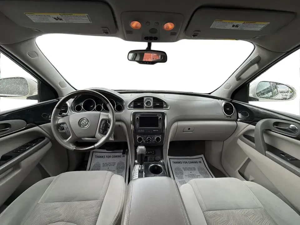 2015 Buick Enclave Convenience (5GAKRAKD6FJ) with an 3.6L V-6 gasoline direct injection engine, 6-Speed Automatic Overdrive transmission, located at 1184 Kauffman Ave, Fairborn, OH, 45324, (937) 908-9800, 39.807072, -84.030914 - Road-trip weekends, school drop-offs, and stress-free grocery runs get a whole lot easier in a 3-row SUV that's built to keep everyone comfortable. This **2015 Buick Enclave Convenience** in **White Opal** is a smart pick for **growing families**, **busy commuters**, and **budget-conscious buyers** - Photo#21