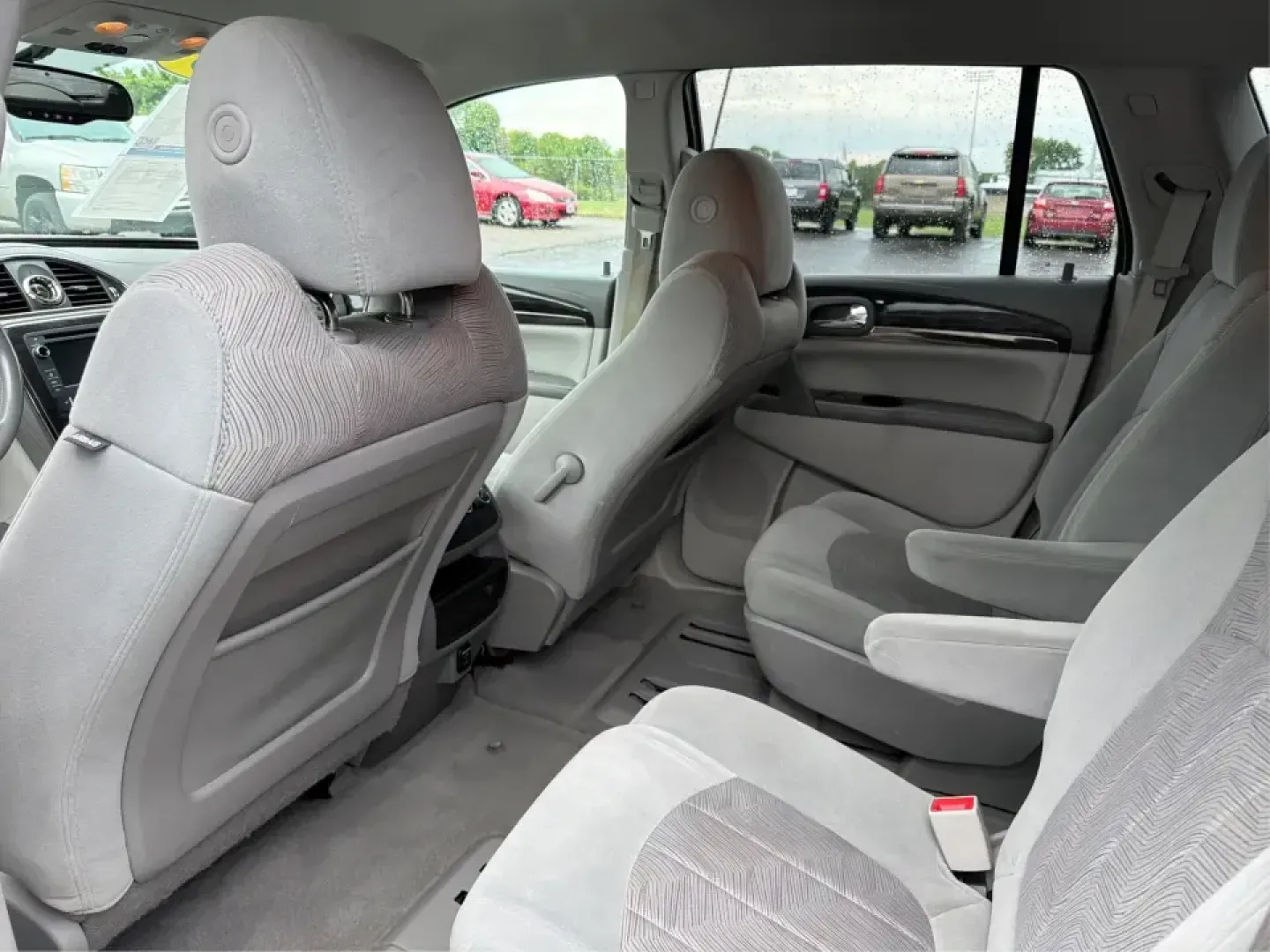 2015 Buick Enclave Convenience (5GAKRAKD6FJ) with an 3.6L V-6 gasoline direct injection engine, 6-Speed Automatic Overdrive transmission, located at 1230 East Main St, Xenia, OH, 45385, (937) 908-9800, 39.688026, -83.910172 - Road-trip weekends, school drop-offs, and stress-free grocery runs get a whole lot easier in a 3-row SUV that's built to keep everyone comfortable. This **2015 Buick Enclave Convenience** in **White Opal** is a smart pick for **growing families**, **busy commuters**, and **budget-conscious buyers** - Photo#10