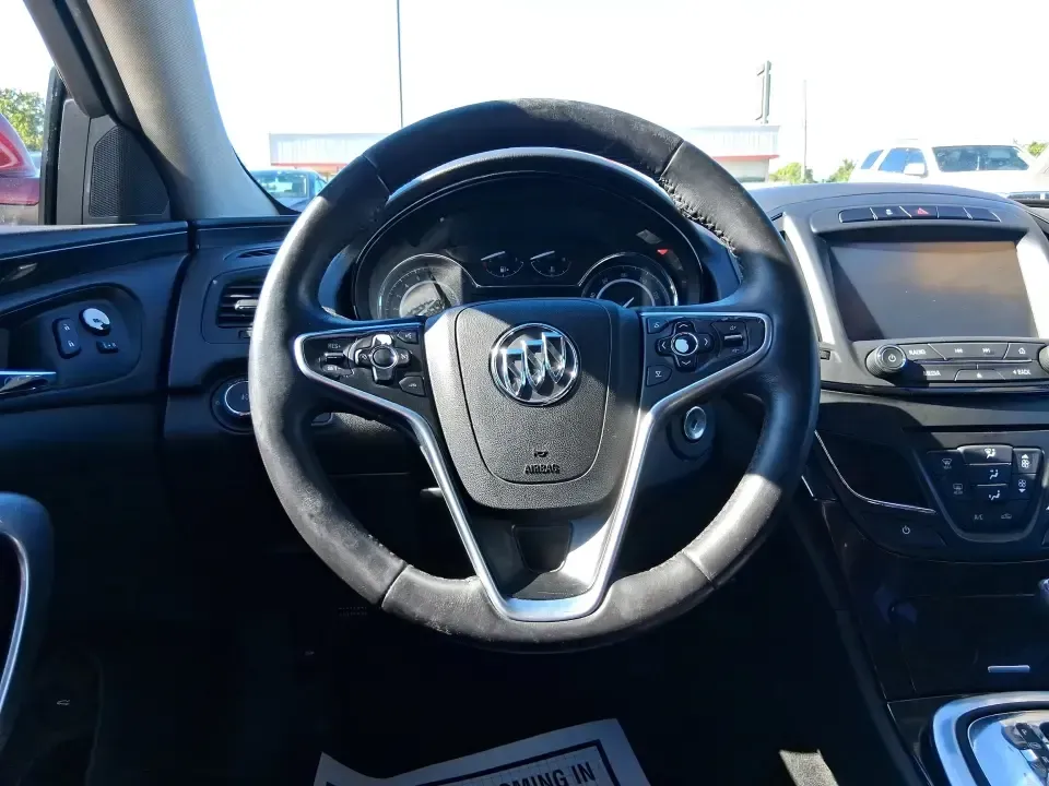 2017 Buick Regal Turbo Sport Touring (2G4GL5EX9H9) with an 2L I-4 gasoline direct injection engine, 6A transmission, located at 1099 N County Rd 25A, Troy, OH, 45373, (937) 908-9800, 40.057079, -84.212883 - Need a sporty, comfortable commuter that still feels special on date night, errands around town, or a weekend run up I75? This 2017 Buick Regal Turbo Sport Touring in Crimson Red Tintcoat fits the lifestyle of drivers who want a refined sedan with confident power for daily miles, plus the kind of fe - Photo#16