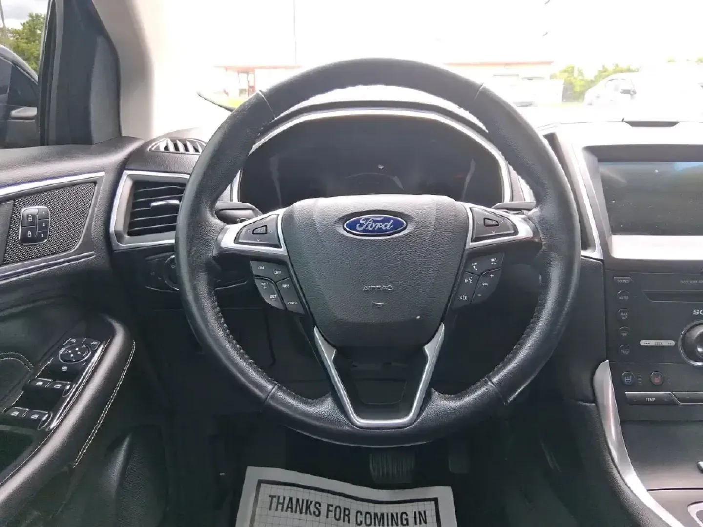 2016 Ford Edge Titanium (2FMPK3K87GB) with an 3.5L V6 DOHC 24V engine, 6A transmission, located at 401 Woodman Dr, Riverside, OH, 45431, (937) 908-9800, 39.760899, -84.123421 - Road-trip weekends to Hocking Hills, daily commutes down I675, and school drop-offs around Riverside all feel easier when you've got a comfortable, feature-packed SUV that fits real life. This 2016 Ford Edge Titanium in Shadow Black delivers the kind of refined ride and smart tech that makes every m- Photo#16