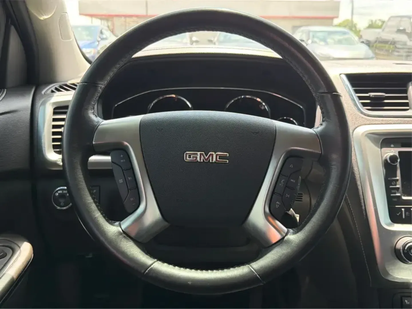 2016 GMC Acadia SLE-2 (1GKKVPKD1GJ) with an 3.6L V-6 gasoline direct injection engine, 6A transmission, located at 401 Woodman Dr, Riverside, OH, 45431, (937) 908-9800, 39.760899, -84.123421 - Need one SUV that can handle school drop-offs, long commutes, and weekend getaways to the MetroParks without feeling cramped? This 2016 GMC Acadia SLE-2 in Ebony Twilight Metallic is a smart fit for busy families and active drivers who want three-row flexibility, confident traction, and everyday com- Photo#15