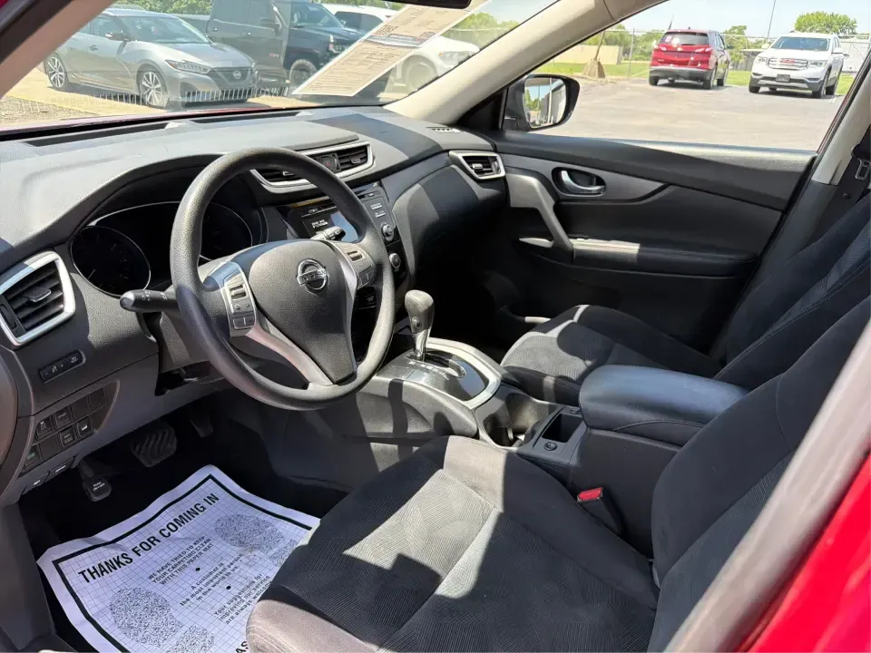 2016 Nissan Rogue S (JN8AT2MVXGW) with an 2.5L I-4 DOHC engine, CVT transmission, located at 1099 N County Rd 25A, Troy, OH, 45373, (937) 908-9800, 40.057079, -84.212883 - Picture your next Ohio weekend: loading up groceries for the week, packing sports gear for the kids, or heading out for a day trip to Dayton or the Miami Valley-without feeling cramped or stressed. This Cayenne Red 2016 Nissan Rogue S is the kind of compact SUV that fits real-life routines: comforta - Photo#9