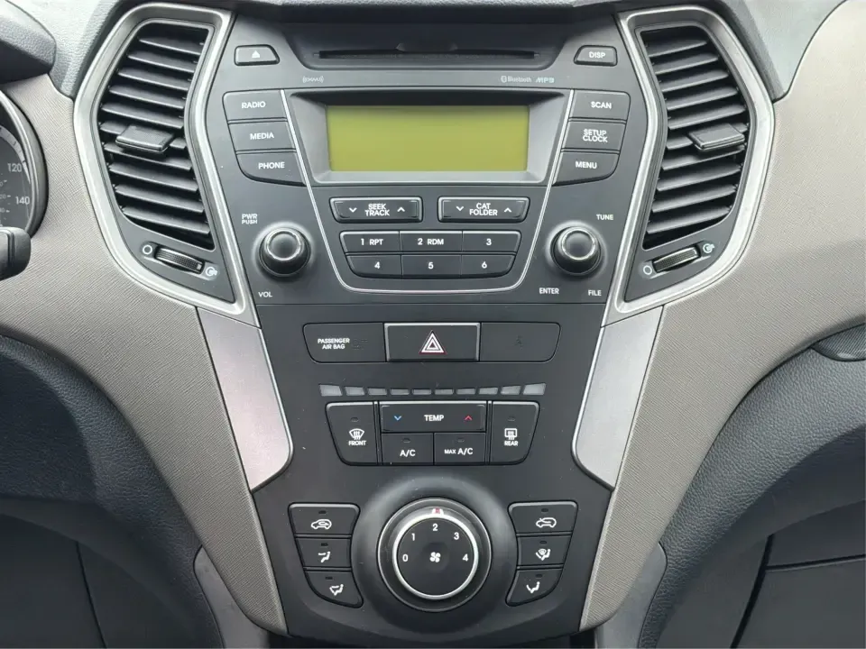 2015 Hyundai Santa Fe 2.4L (5XYZTDLB6FG) with an Theta II 2.4L I-4 gasoline direct injection engine, 6-Speed Automatic transmission, located at 401 Woodman Dr, Riverside, OH, 45431, (937) 908-9800, 39.760899, -84.123421 - Need one SUV that can handle school drop-offs, weekday commutes, and the occasional weekend escape to Eastwood MetroPark or a day trip down I-75? This 2015 Hyundai Santa Fe 2.4L in Mineral Gray fits that real-life rhythm with confident SUV versatility, family-friendly space, and comfort features tha - Photo#13