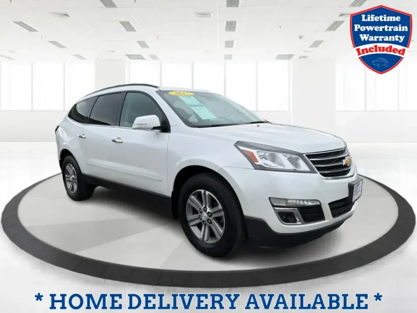 2017 Chevrolet Traverse 2LT (1GNKVHKD5HJ) with an 3.6L V-6 gasoline direct injection engine, 6A transmission, located at 1951 S Dayton Lakeview Rd., New Carlisle, OH, 45344, (937) 908-9800, 39.890999, -84.050255 - Big weekend plans, a growing family, or a daily commute that demands space and comfort? This 2017 Chevrolet Traverse 2LT is the kind of SUV that fits real life in Riverside-ready for school drop-offs, Costco runs, and road trips out toward Hocking Hills with room for friends, gear, and everyone's sn - Photo#0