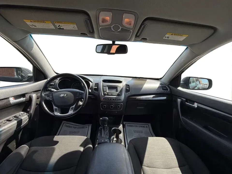 2014 Kia Sorento LX (5XYKT3A68EG) with an 2.4L I-4 gasoline direct injection engine, 6-Speed Automatic transmission, located at 1099 N County Rd 25A, Troy, OH, 45373, (937) 908-9800, 40.057079, -84.212883 - Need an SUV that fits real life in Troy-school drop-offs, a long commute down I-75, and weekend runs to Charleston Falls Preserve or a day around Downtown Troy? This 2014 Kia Sorento LX in Ebony Black is a practical, road-trip-ready SUV that balances everyday comfort with the kind of space and versa - Photo#19