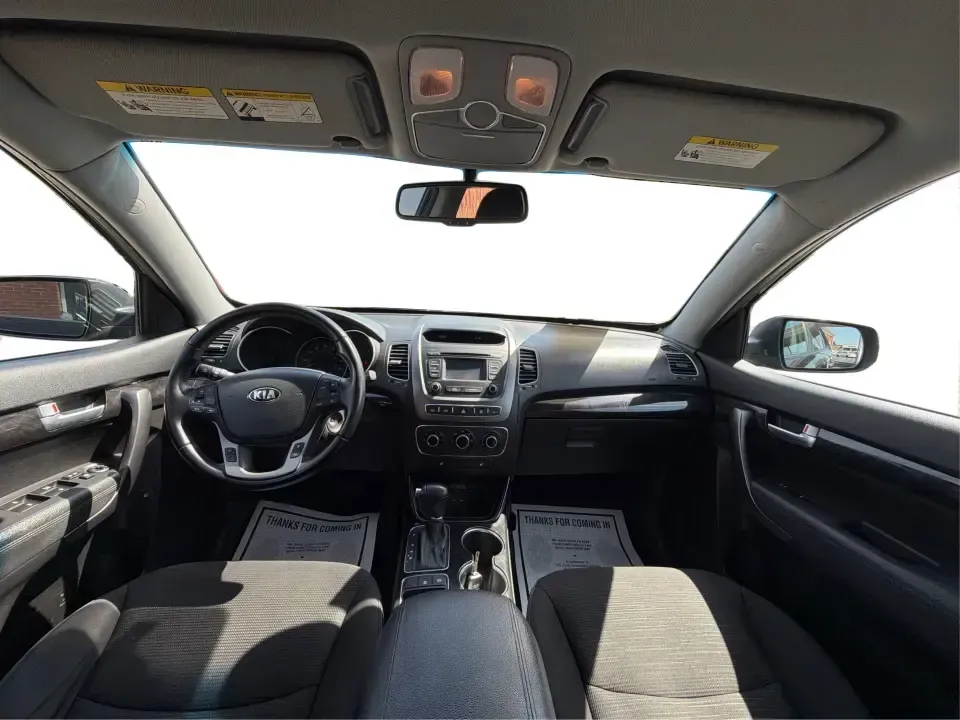 2014 Kia Sorento LX (5XYKT3A68EG) with an 2.4L I-4 gasoline direct injection engine, 6-Speed Automatic transmission, located at 1099 N County Rd 25A, Troy, OH, 45373, (937) 908-9800, 40.057079, -84.212883 - Need an SUV that fits real life in Troy-school drop-offs, a long commute down I-75, and weekend runs to Charleston Falls Preserve or a day around Downtown Troy? This 2014 Kia Sorento LX in Ebony Black is a practical, road-trip-ready SUV that balances everyday comfort with the kind of space and versa - Photo#20