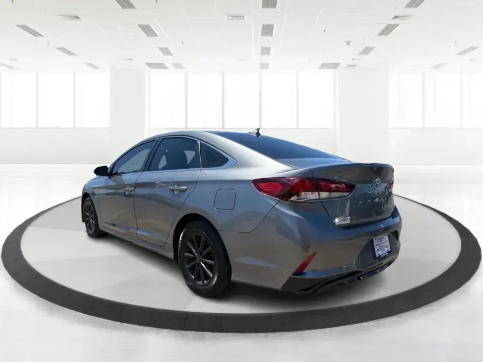 2018 Hyundai Sonata ECO (5NPE24AA3JH) with an 1.6L I-4 gasoline direct injection engine, 7A transmission, located at 1951 S Dayton Lakeview Rd., New Carlisle, OH, 45344, (937) 908-9800, 39.890999, -84.050255 - Need a smart, efficient sedan that can handle a busy weekday commute to Dayton, quick school drop-offs, and the occasional weekend run to Springfield without draining your budget? This 2018 Hyundai Sonata ECO in sleek Machine Gray is an ideal fit for drivers who want comfort, tech, and fuel-friendly - Photo#4