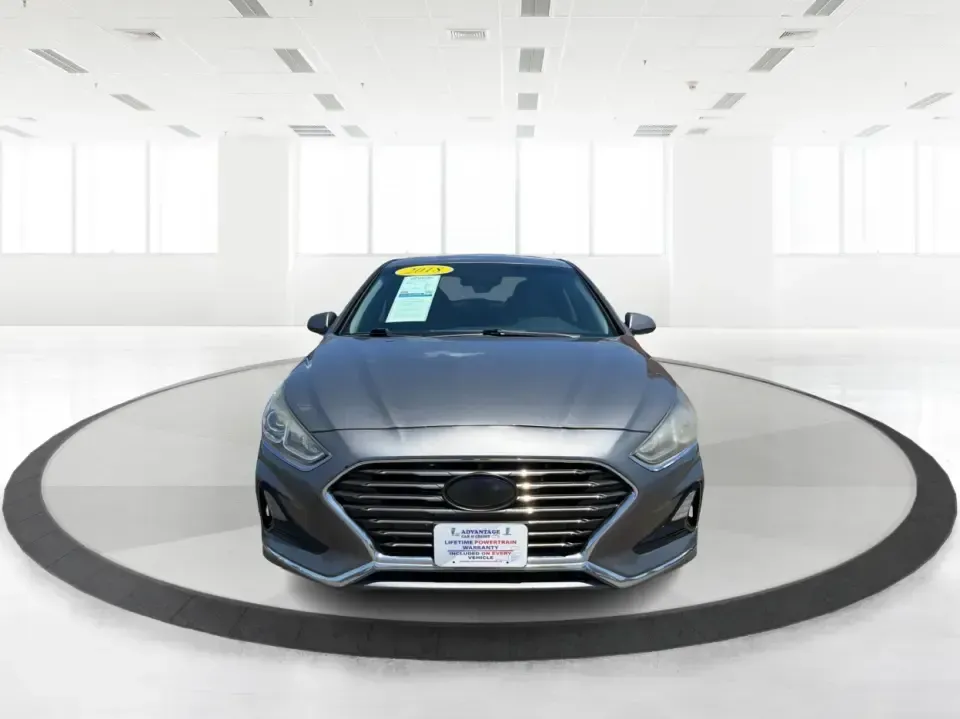 2018 Hyundai Sonata ECO (5NPE24AA3JH) with an 1.6L I-4 gasoline direct injection engine, 7A transmission, located at 1951 S Dayton Lakeview Rd., New Carlisle, OH, 45344, (937) 908-9800, 39.890999, -84.050255 - Need a smart, efficient sedan that can handle a busy weekday commute to Dayton, quick school drop-offs, and the occasional weekend run to Springfield without draining your budget? This 2018 Hyundai Sonata ECO in sleek Machine Gray is an ideal fit for drivers who want comfort, tech, and fuel-friendly - Photo#7