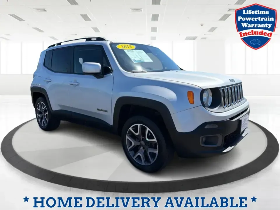 2015 Jeep Renegade Latitude (ZACCJBBT5FP) with an 2.4L L4 engine, 6-Speed Manual transmission, located at 1230 East Main St, Xenia, OH, 45385, (937) 908-9800, 39.688026, -83.910172 - Weekend adventures, snowy commutes, and day-to-day errands around Greene County feel a lot more fun when you're driving something that's compact, capable, and easy to live with. This 2015 Jeep Renegade Latitude is built for drivers who want SUV versatility without the full-size footprint-perfect for - Photo#0