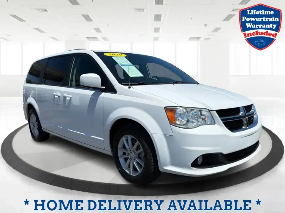 2019 Dodge Grand Caravan SXT (2C4RDGCG7KR) with an Pentastar 3.6L V-6 DOHC engine, 6A transmission, located at 401 Woodman Dr, Riverside, OH, 45431, (937) 908-9800, 39.760899, -84.123421 - Road trips to Hocking Hills, the daily school drop-off line, weekend soccer tournaments, or a long commute down I675-when life is busy, you need a van that keeps up without feeling like a compromise. This 2019 Dodge Grand Caravan SXT in White Knuckle Clearcoat is built for real-world family schedule - Photo#0