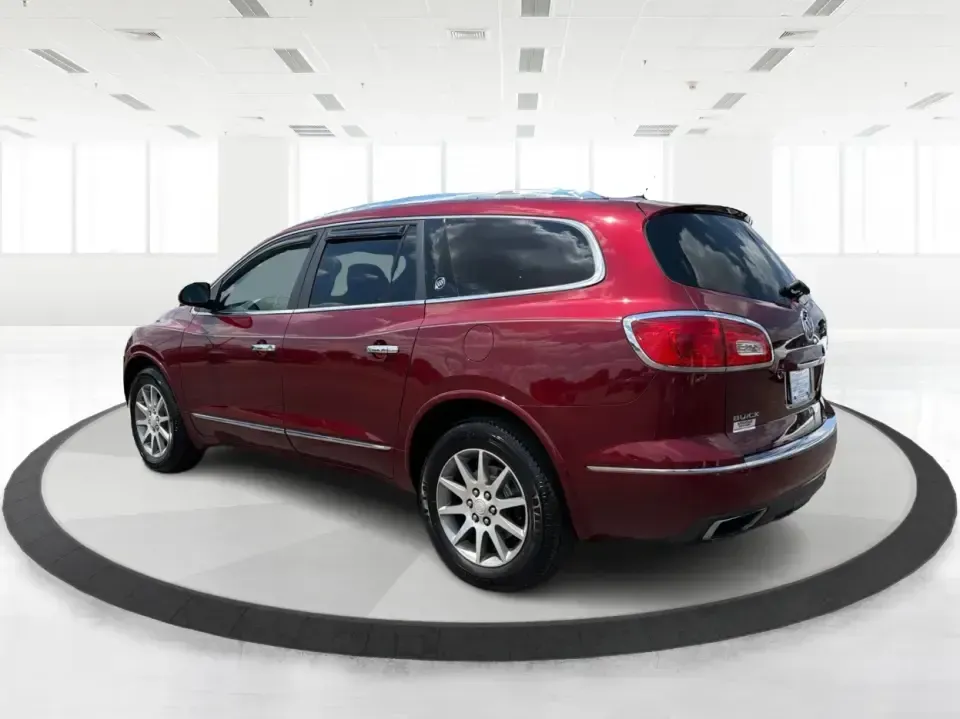 2015 Buick Enclave Leather AWD (5GAKVBKD9FJ) with an 3.6L V6 DOHC 24V engine, 6-Speed Automatic Overdrive transmission, located at 4508 South Dixie Dr, Moraine, OH, 45439, (937) 908-9800, 39.689976, -84.218452 - Road-trip weekends to Hueston Woods, school drop-offs around West Carrollton, and daily commutes up I75 feel a lot easier when your SUV has real space, comfort, and confidence in every season. This 2015 Buick Enclave Leather in stunning Crimson Red Tintcoat is built for busy families, carpool captai - Photo#4