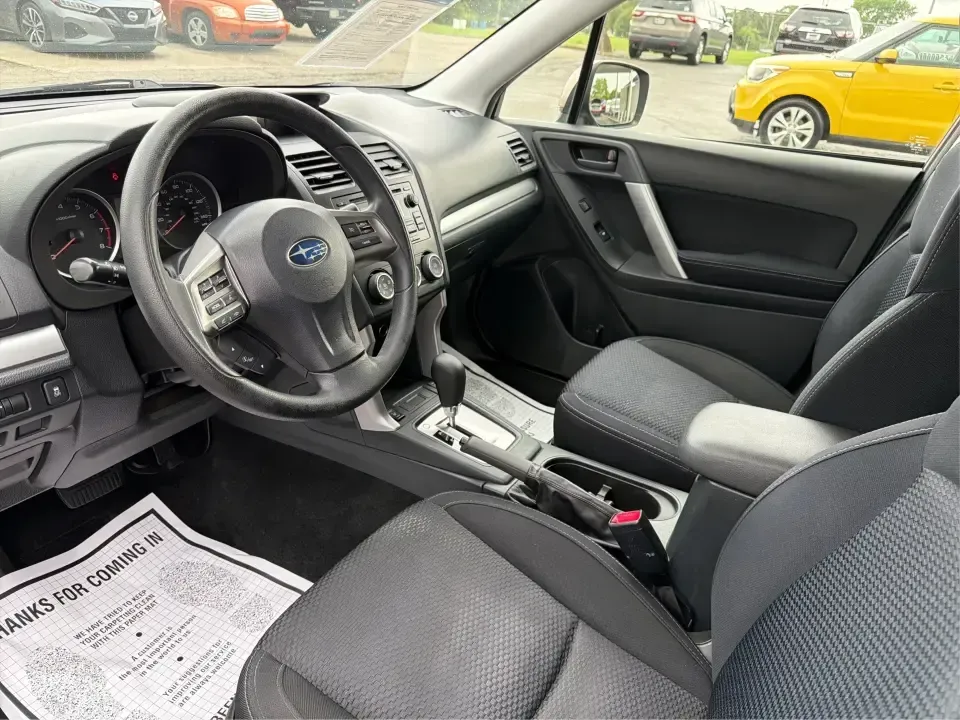 2015 Subaru Forester 2.5i Premium (JF2SJADC5FH) with an 2.5L H-4 DOHC engine, 6-Speed Automatic transmission, located at 401 Woodman Dr, Riverside, OH, 45431, (937) 908-9800, 39.760899, -84.123421 - Weekend hikes at nearby parks, snowy school-dropoff mornings, and road trips that start on I675 and end wherever the map takes you-this 2015 Subaru Forester 2.5i Premium is built for the Riverside, Ohio lifestyle. With Subaru's confident 4WD/AWD capability and a practical hatchback-style cargo area, - Photo#9
