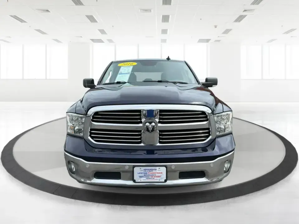 2016 Ram 1500 Big Horn (3C6RR7LT3GG) with an 5.7L V8 OHV 16V engine, 6A transmission, located at 401 Woodman Dr, Riverside, OH, 45431, (937) 908-9800, 39.760899, -84.123421 - Weekend projects, lake-day getaways, and winter commutes across the Miami Valley all get easier when you've got a full-size 4x4 that can haul, tow, and keep everyone comfortable. This **2016 Ram 1500 Big Horn Crew Cab 4WD** in eye-catching **True Blue Pearlcoat** is built for the Riverside, OH lifes - Photo#7