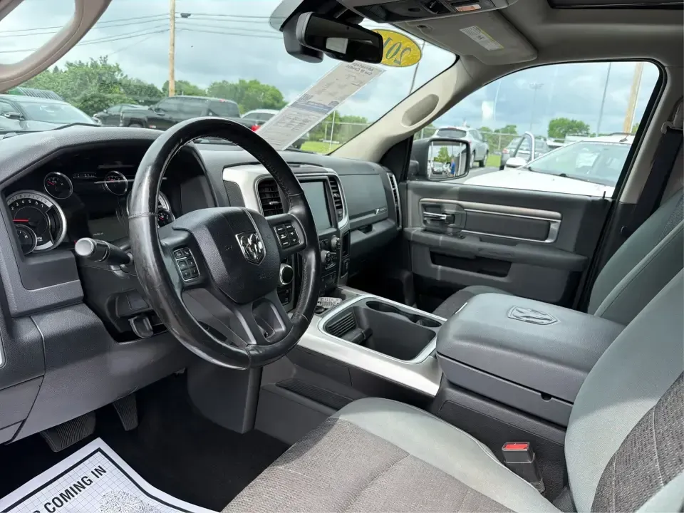 2016 Ram 1500 Big Horn (3C6RR7LT3GG) with an 5.7L V8 OHV 16V engine, 6A transmission, located at 401 Woodman Dr, Riverside, OH, 45431, (937) 908-9800, 39.760899, -84.123421 - Weekend projects, lake-day getaways, and winter commutes across the Miami Valley all get easier when you've got a full-size 4x4 that can haul, tow, and keep everyone comfortable. This **2016 Ram 1500 Big Horn Crew Cab 4WD** in eye-catching **True Blue Pearlcoat** is built for the Riverside, OH lifes - Photo#9
